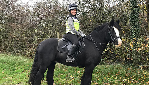 Redwings Mocha was rehomed to Guardian Debbie in September