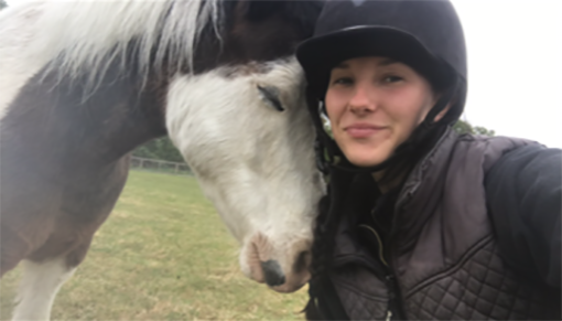Sydney and Lazuli, a 12-year-old Native pony