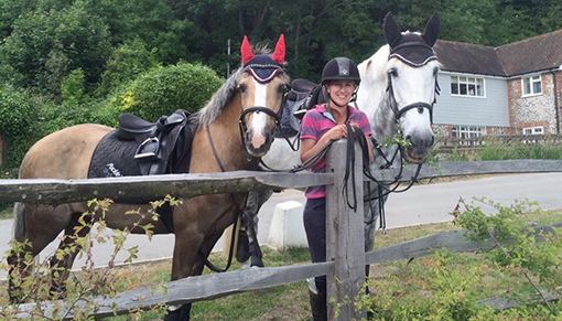 Redwings Puck was rehomed with his Guardian Victoria in 2015