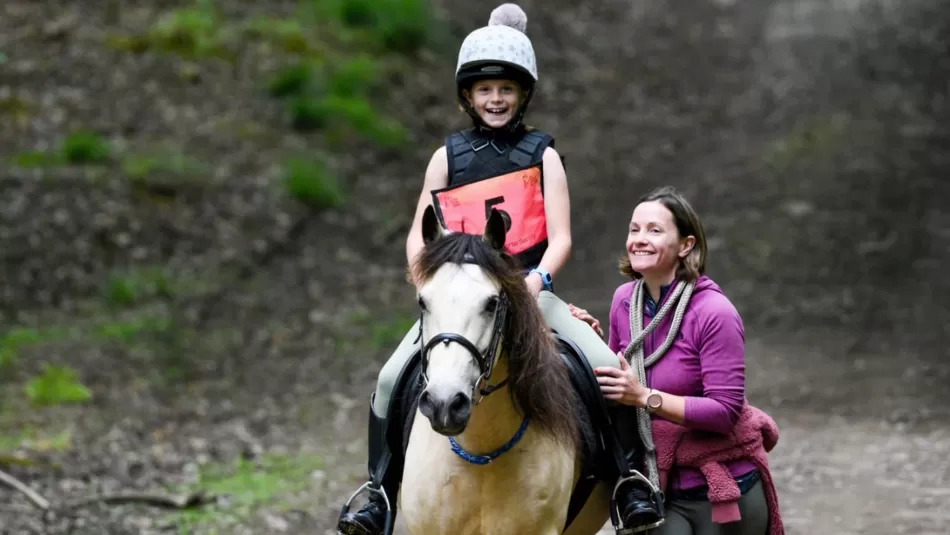 Redwings Brina and her young Guardian Eliana and mum Lisa