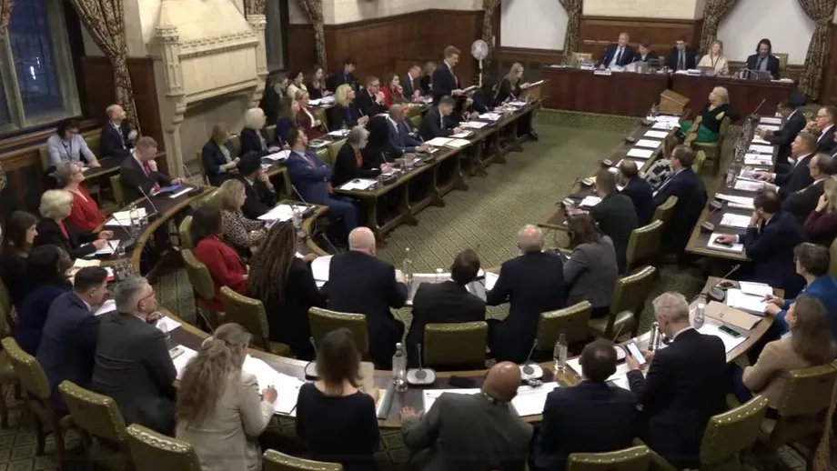 A photo of the fireworks debate taking place. 