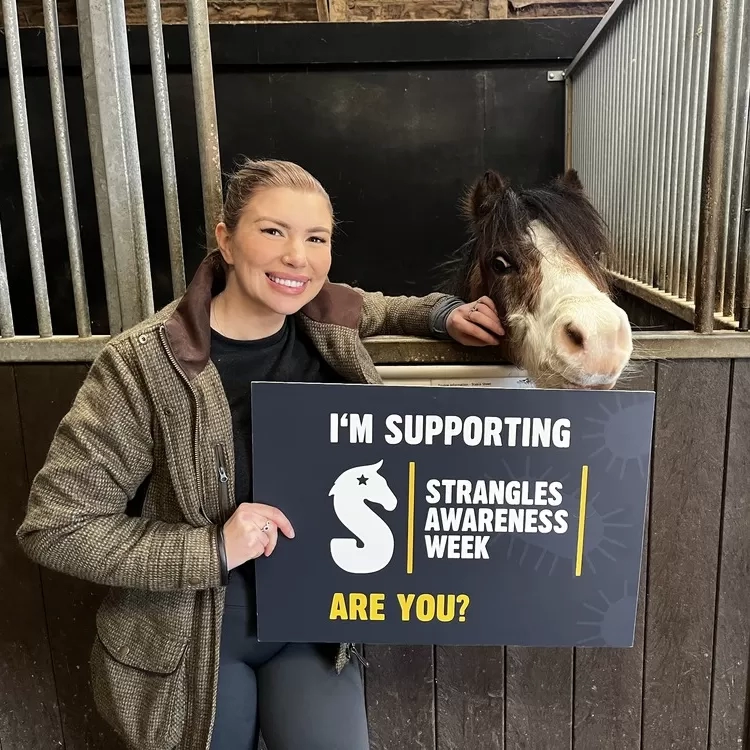 Olivia Bowen is supporting Strangles Awareness Week