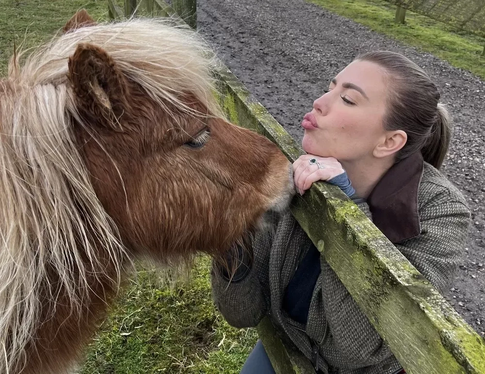 Olivia Bowen with Ronnie