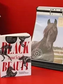 Black Beauty book with Maya's story