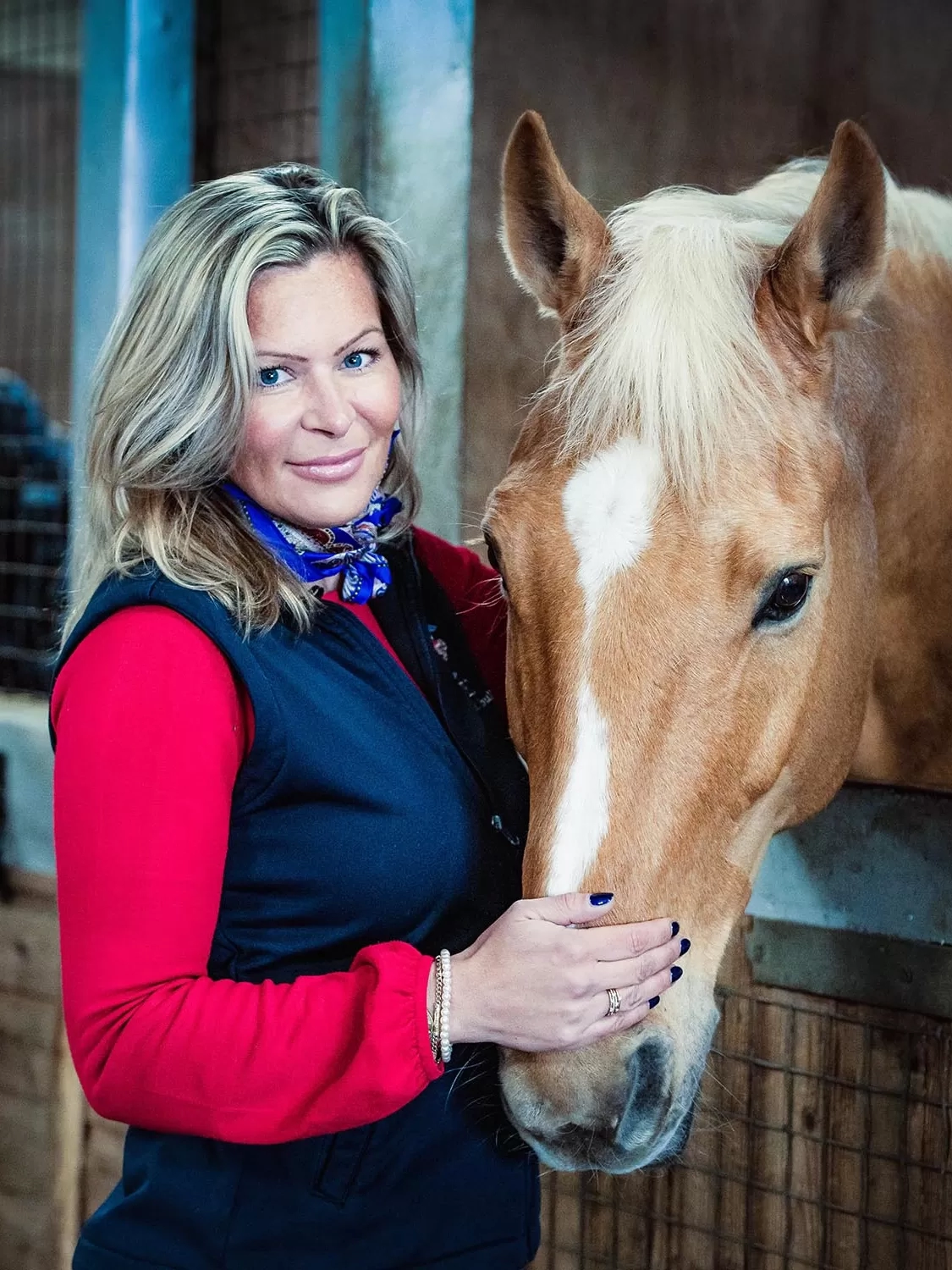 Abigail and her horse at Richmond Equestrian Centre