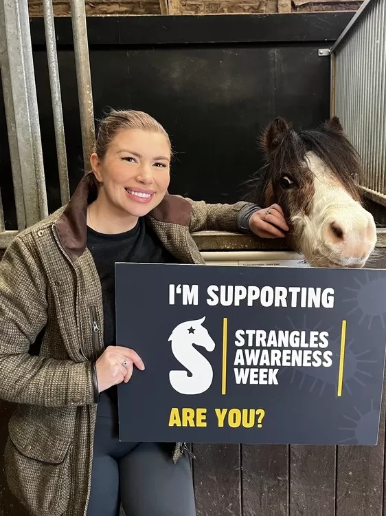 Olivia Bowen is supporting Strangles Awareness Week