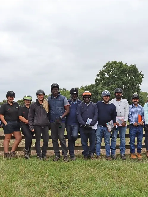 A group of staff from Brooke and Redwings 