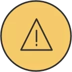 Image warning icon