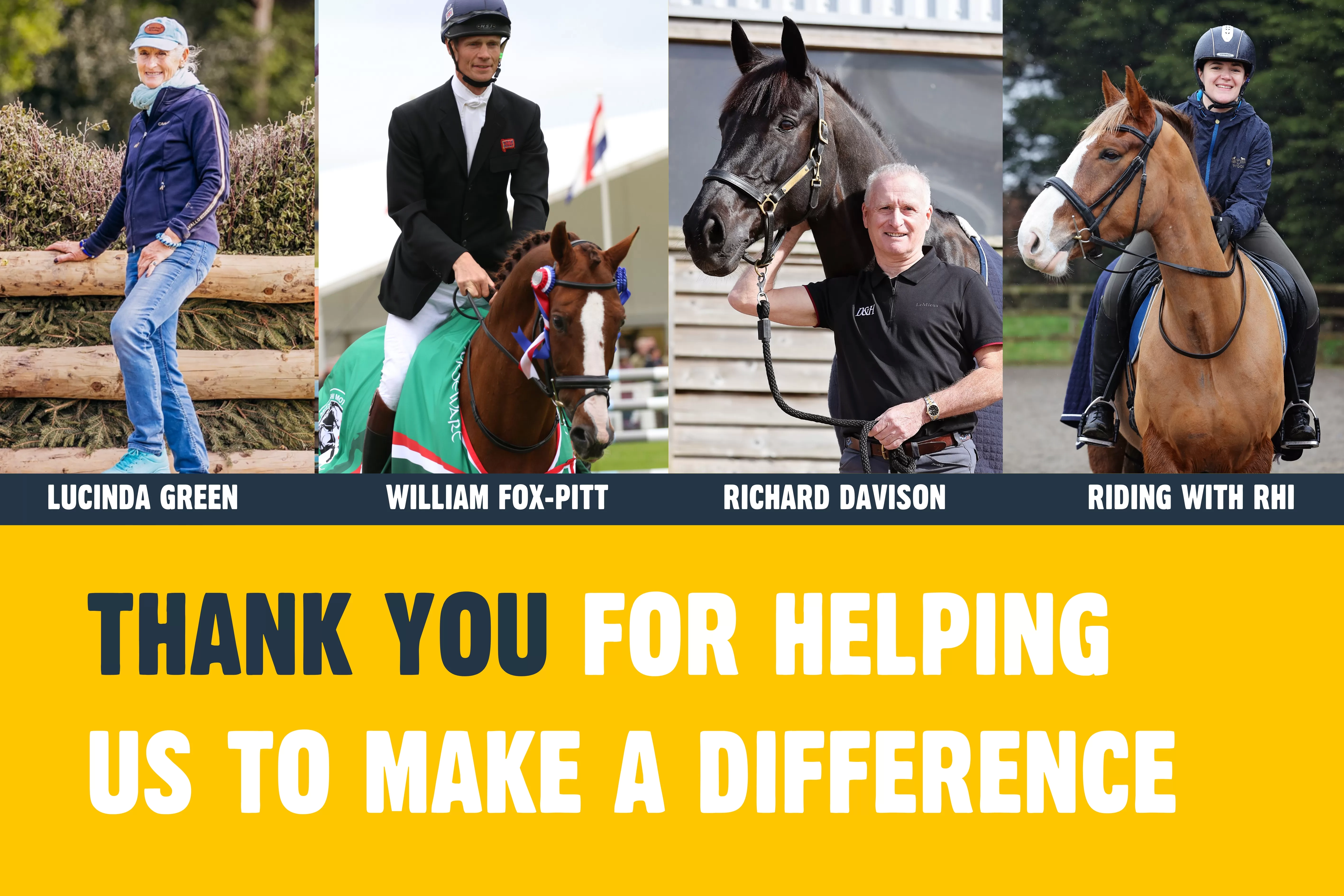 Thank you for helping us make a difference